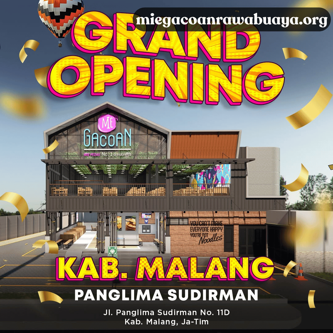 Grand Opening Mie Gacoan Malang Panglima Sudirman: Wajib Merapat!