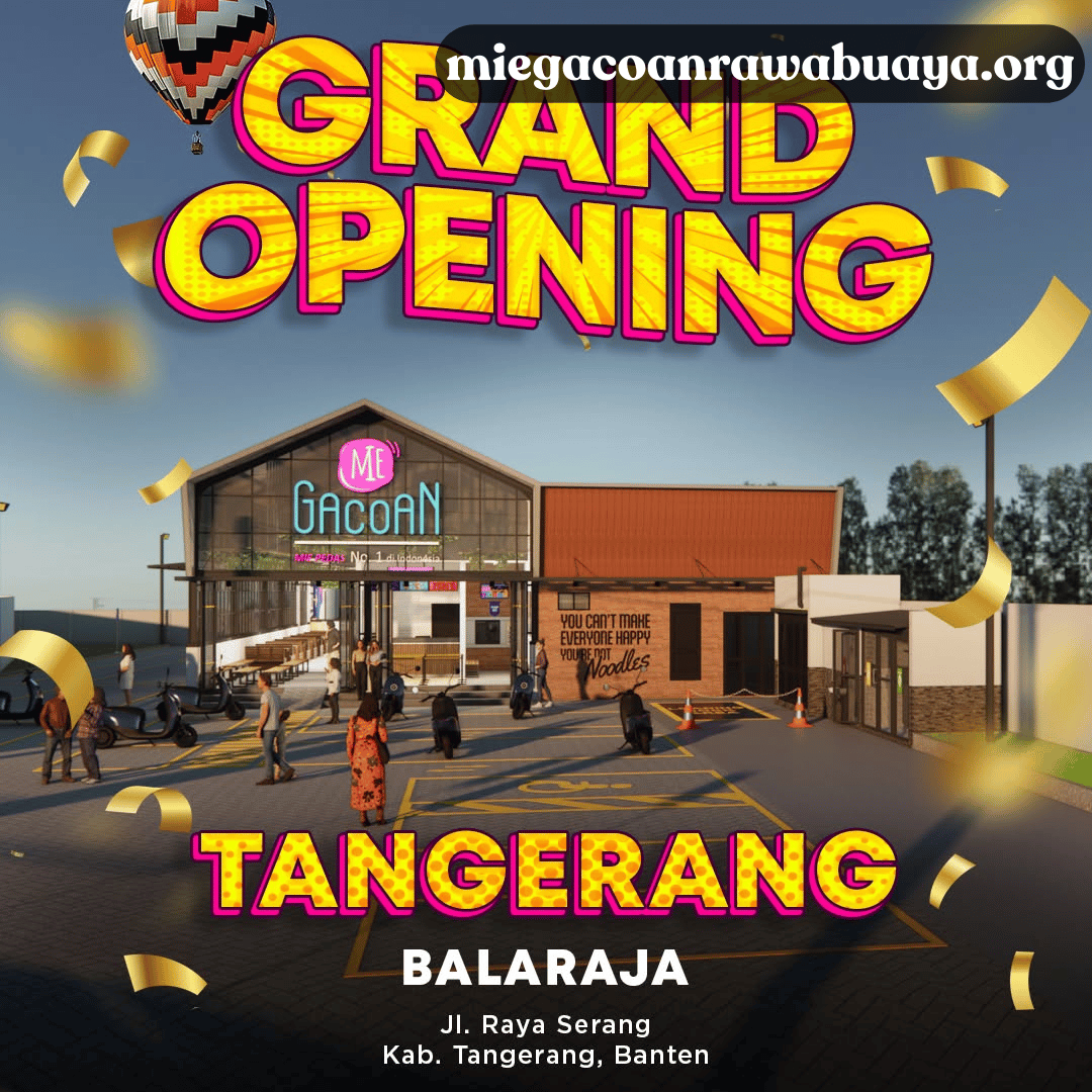 Grand Opening Mie Gacoan Balaraja Tangerang: Pecinta Mie Pedas Wajib Datang!